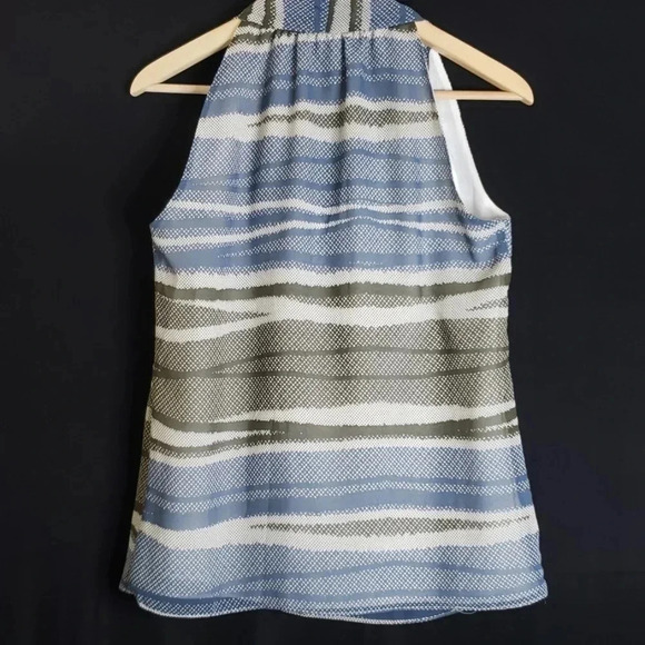 Banana Republic | Women's | Top | Size S | Blue and Taupe | Like New - Picture 3 of 6